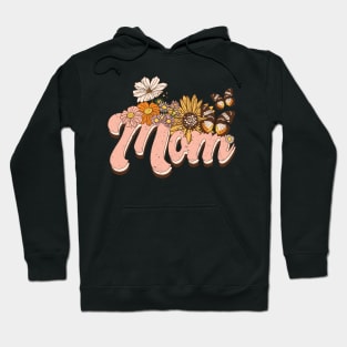 Mom retro distressed design Hoodie